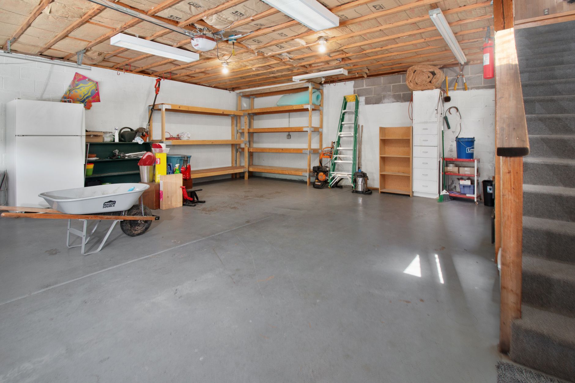 Get it off the floor and you get your garage back.